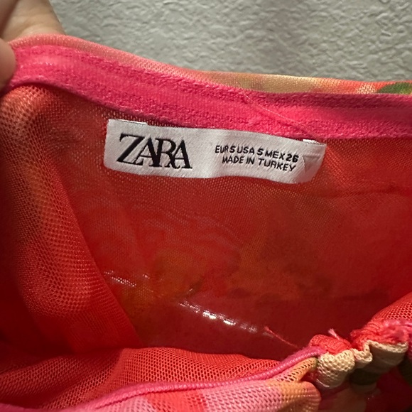 Zara Print Tulle Corset Dress - Picture 4 of 4